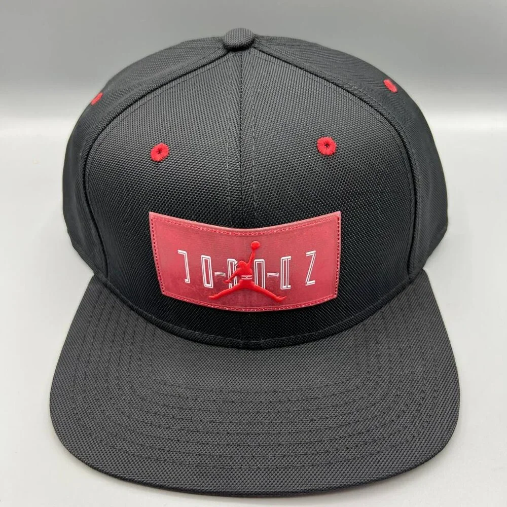 Air Jordan 11‎ Hat Men Black Red Jumpman Bred Snap Back Cap